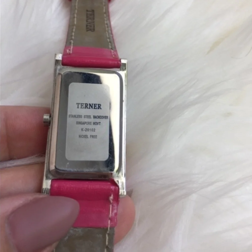 Terner Pink Rhinestone Watch